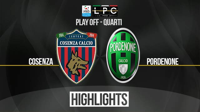 Cosenza – Pordenone 0-0 – Highlights – Lega Pro- Quarti di Finale – Ritorno – Playoff 2017
